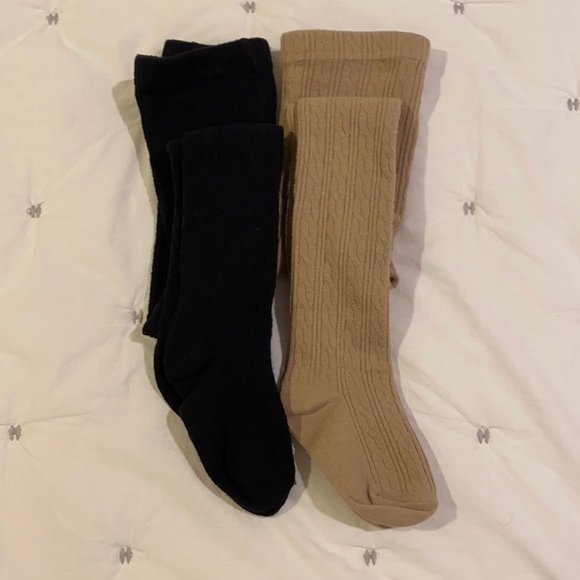 LITTLE STOCKING CO Cable Knit Tights - Picture 1 of 3